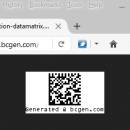 ASPX Data Matrix Barcode Script screenshot