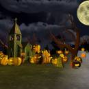 Halloween Graveyard 3D Screensaver screenshot