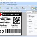 Healthcare Devices Barcode Labeling Tool screenshot