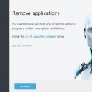 ESET AV Remover screenshot