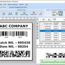 Print Barcode Label Application screenshot