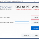 Import Outlook OST data file to PST screenshot