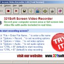 321Soft Screen Video Recorder screenshot