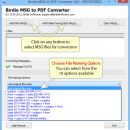 MSG to PDF Converter screenshot