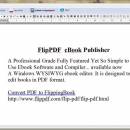 FlipPDF Free eBook Publisher screenshot