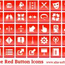 Free Red Button Icons screenshot