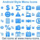 Android Style Menu Icons screenshot