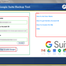 Sysinfo Google Workspace Backup Tool screenshot