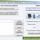 Bulk SMS BlackBerry screenshot