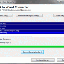Contact MSG to VCF Converter screenshot