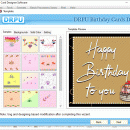 Excel Birthday Invitation Cards Maker screenshot
