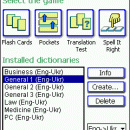 LingvoSoft FlashCards English <-> Ukrainian for Pocket PC screenshot