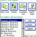 LingvoSoft FlashCards English <-> Arabic for Pocket PC screenshot