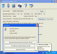 PhoneTray Dialup screenshot