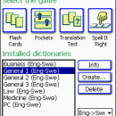 LingvoSoft FlashCards English <-> Swedish for Pocket PC screenshot