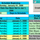 Create Floor Schedules for Your Agents screenshot