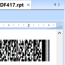 Crystal Reports PDF417 Barcode Generator screenshot