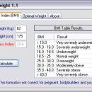 Optimal Weight screenshot