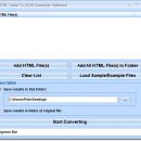 HTML Table To JSON Converter Software screenshot