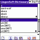 LingvoSoft Talking Dictionary English <-> Portuguese for Palm OS screenshot