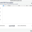 MacSonik PDF Encryption screenshot