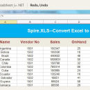 Spire.Spreadsheet screenshot