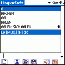 LingvoSoft Dictionary German <-> Italian for Palm OS screenshot