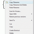 CopyFilenames screenshot