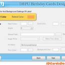 Birthday Card Design Software screenshot