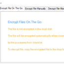 EaseFilter File Encryption On The Go SDK screenshot