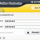 KakaSoft Folder Protection screenshot