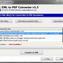 MailMigra EML to PDF Converter screenshot