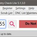 Do Not Call List Registry Check screenshot