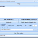 JSON To CSV Converter Software screenshot