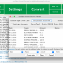 csv2qbo Convert screenshot