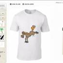 Online T-shirt Design Tool screenshot
