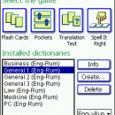 LingvoSoft FlashCards English <-> Romanian for Pocket PC screenshot