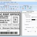 Courier Services Barcode Label Maker screenshot