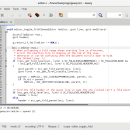 Geany for Linux screenshot