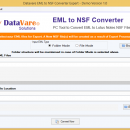 DataVare EML to NSF Converter screenshot