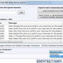 Free Mobile SMS Software screenshot