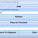 Recover Forgotten WiFi Password Software screenshot