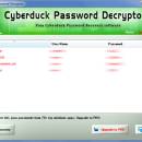 Cyberduck Password Decryptor screenshot