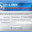 Password Decryptor for DLink screenshot