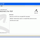 Recovery for PDF screenshot