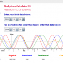 Biorhythms Calculator screenshot