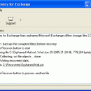 Recovery for Exchange screenshot