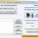 BlackBerry Group SMS Software screenshot