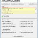 Importing MSG to PDF screenshot