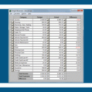 Budget Worksheet screenshot